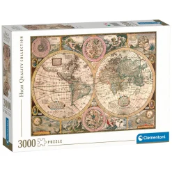 Clementoni Puzzel Antieke Wereldkaart, 3000st.