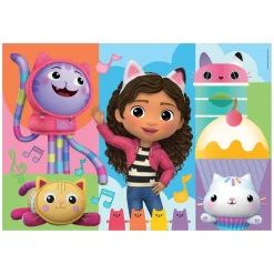 Clementoni Puzzel Gabby's Poppenhuis, 2x60st.