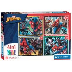 Clementoni Puzzels Marvel Spiderman, 4in1