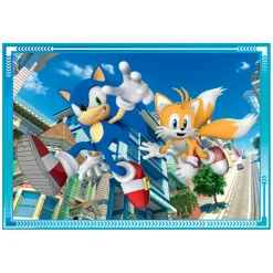 Clementoni Puzzels Sonic, 4in1