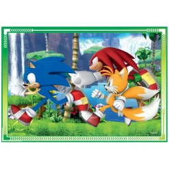 Clementoni Puzzels Sonic, 4in1