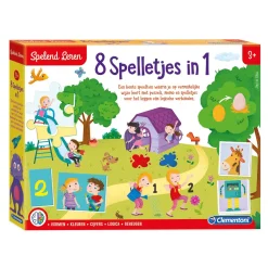 Clementoni Spelend Leren - 8 Spelletjes in 1
