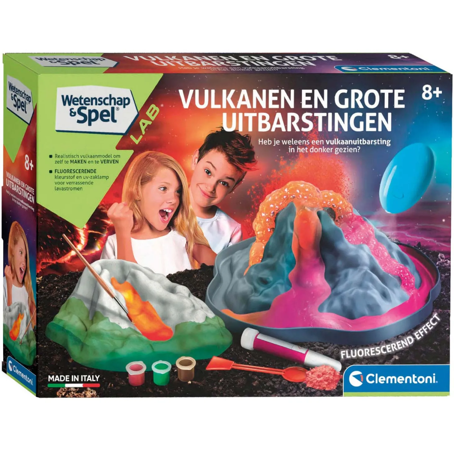 Clementoni Wetenschap & Spel - Glow in the Dark Vulkaan
