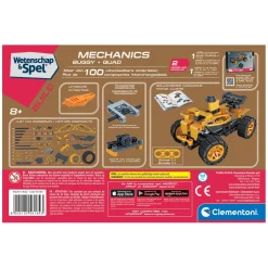 Clementoni Wetenschap & Spel Mechanica - Buggy & Quad - 90dlg.