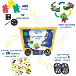 Clics Rolbox Bouwblokken, 20in1