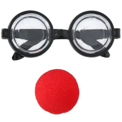 Clown Bril en Neus