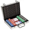 Clown Games Poker Set in Aluminum Koffer, 202dlg.