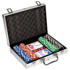 Clown Games Poker Set in Aluminum Koffer, 202dlg.