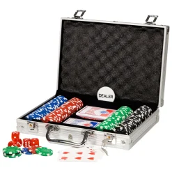 Clown Games Poker Set in Aluminum Koffer, 202dlg.