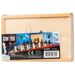 Clown Games Schaakstukken Hout, 32dlg.