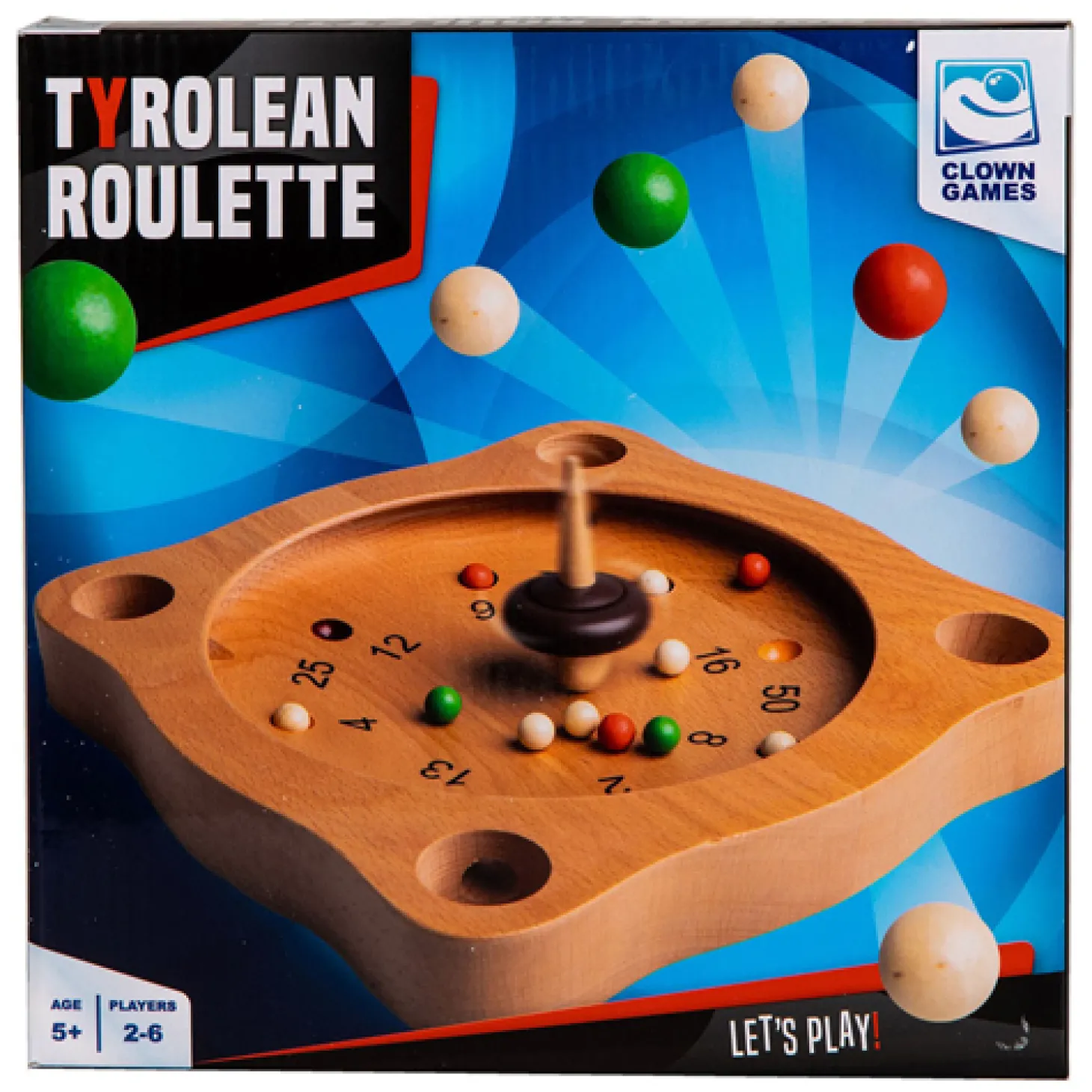 Clown Games Tiroler Roulette Houten Bordspel