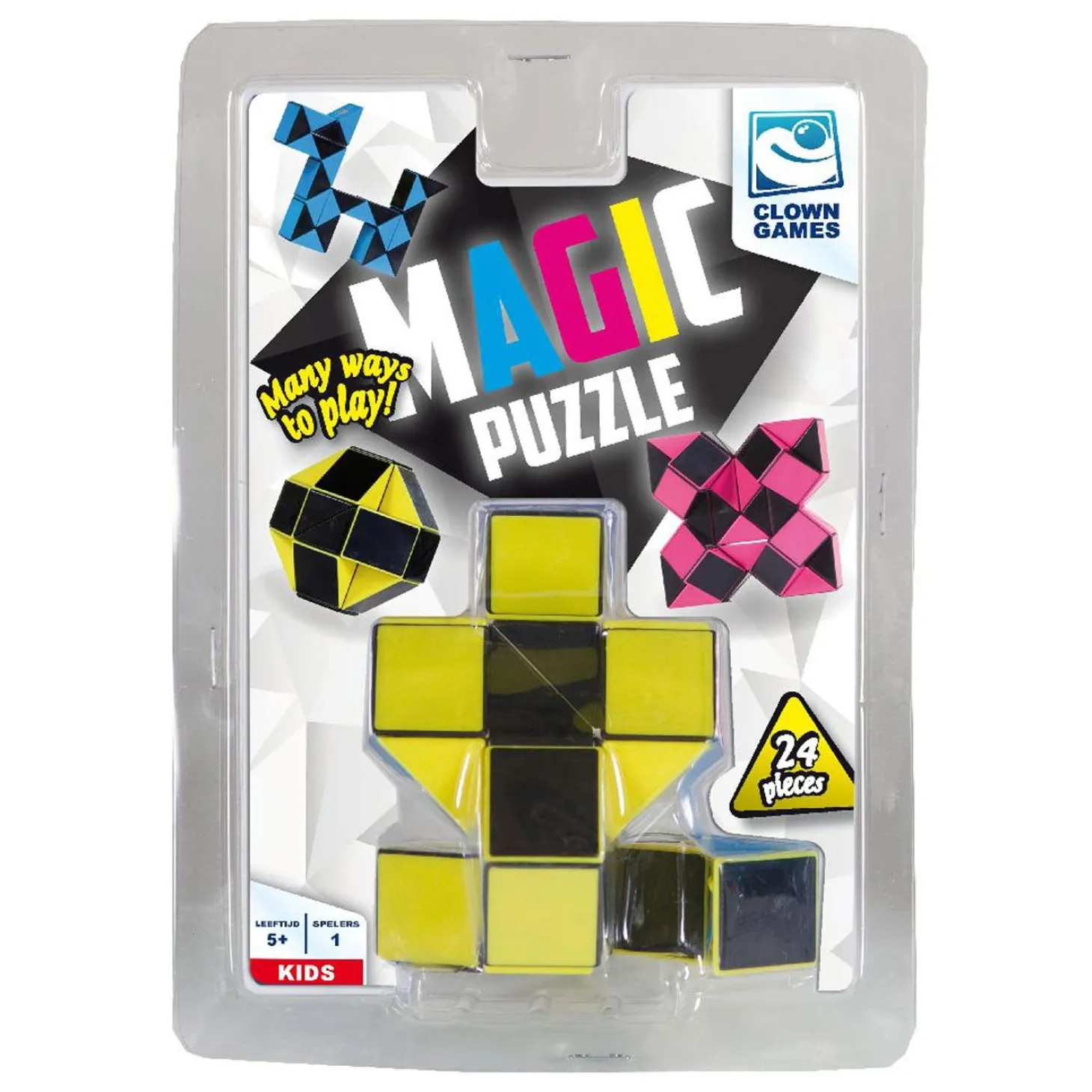 Clown Magic Puzzel 3D, 24dlg.