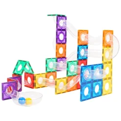 Coblo Knikkerbaan Magnetisch Bouwspeelgoed, 100dlg.