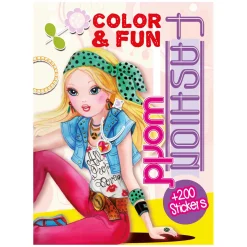 Color & Fun Girls Kleurboek met 200 Stickers