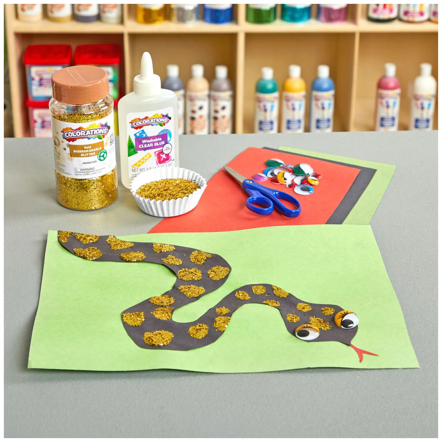 Colorations - Biologische Afbreekbare Glitter - Goud, 113 gram