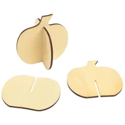 Colorations - Bouw Je Eigen 3D Houten Pompoen, 6dlg.