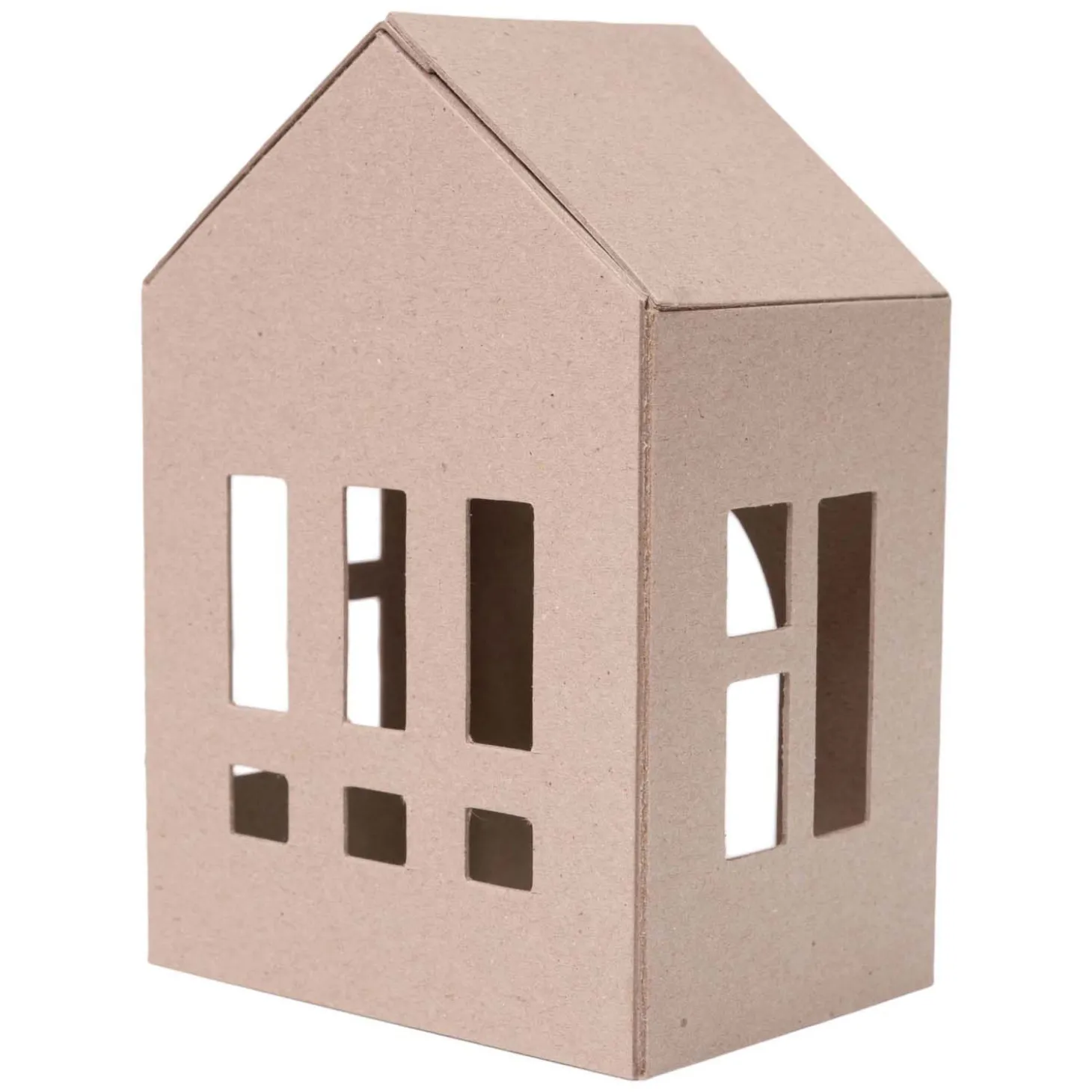 Colorations - DYO Kartonnen Huisjes, 6st.