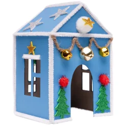 Colorations - DYO Kartonnen Huisjes, 6st.