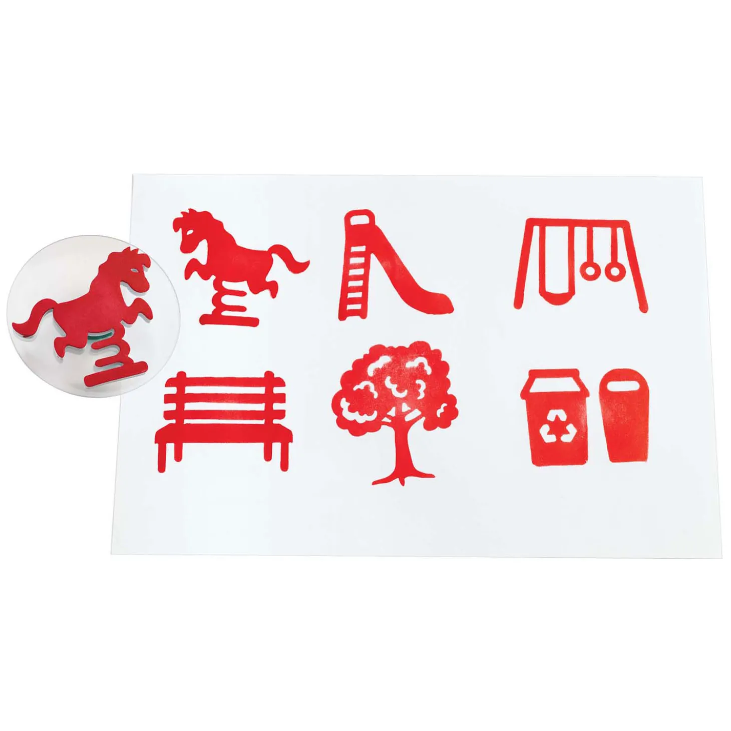 Colorations - Easy Grip Stempels Speeltuin