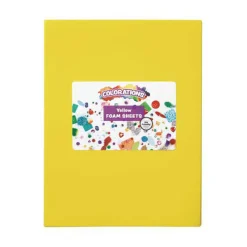 Colorations - Foam Vellen Geel, 10st.
