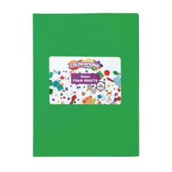 Colorations - Foam Vellen Groen, 10st.