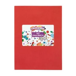 Colorations - Foam Vellen Rood, 10st.
