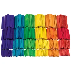 Colorations - Gekleurde Houten Knutselstokjes Klaslokaal Pakket, 1200st.