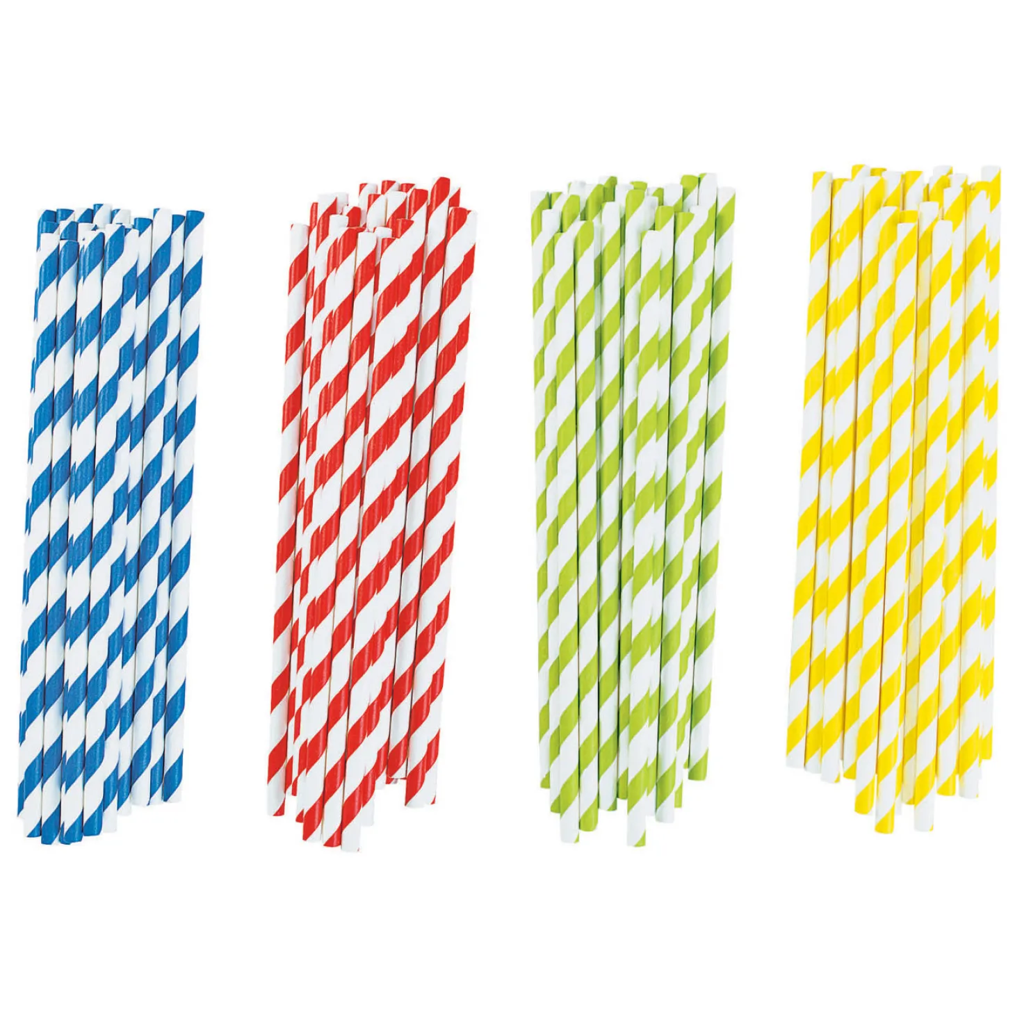 Colorations - Gekleurde Knutselrietjes, 100st. (4 Kleuren)