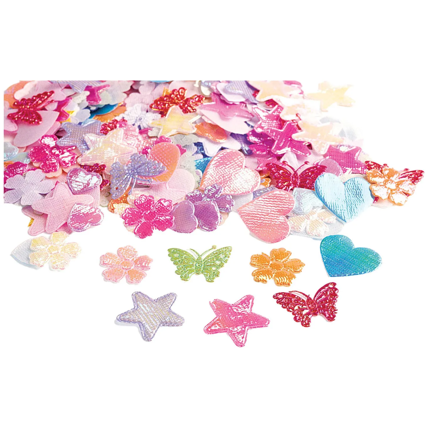 Colorations - Glanzende Stoffen Vormen, 500st.