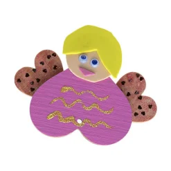 Colorations - Houten Hartornamenten Groot, 20st.