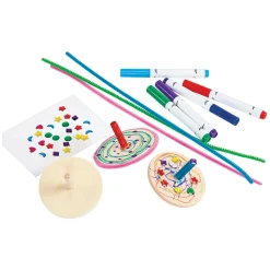 Colorations - Houten Tollen, Set of 24