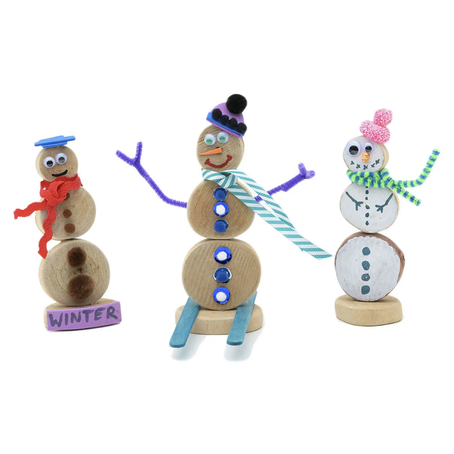 Colorations - Houtschijfjes Rond, 1kg