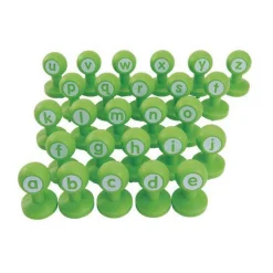 Colorations - Kleine Letters Klei Stempels, 26st.