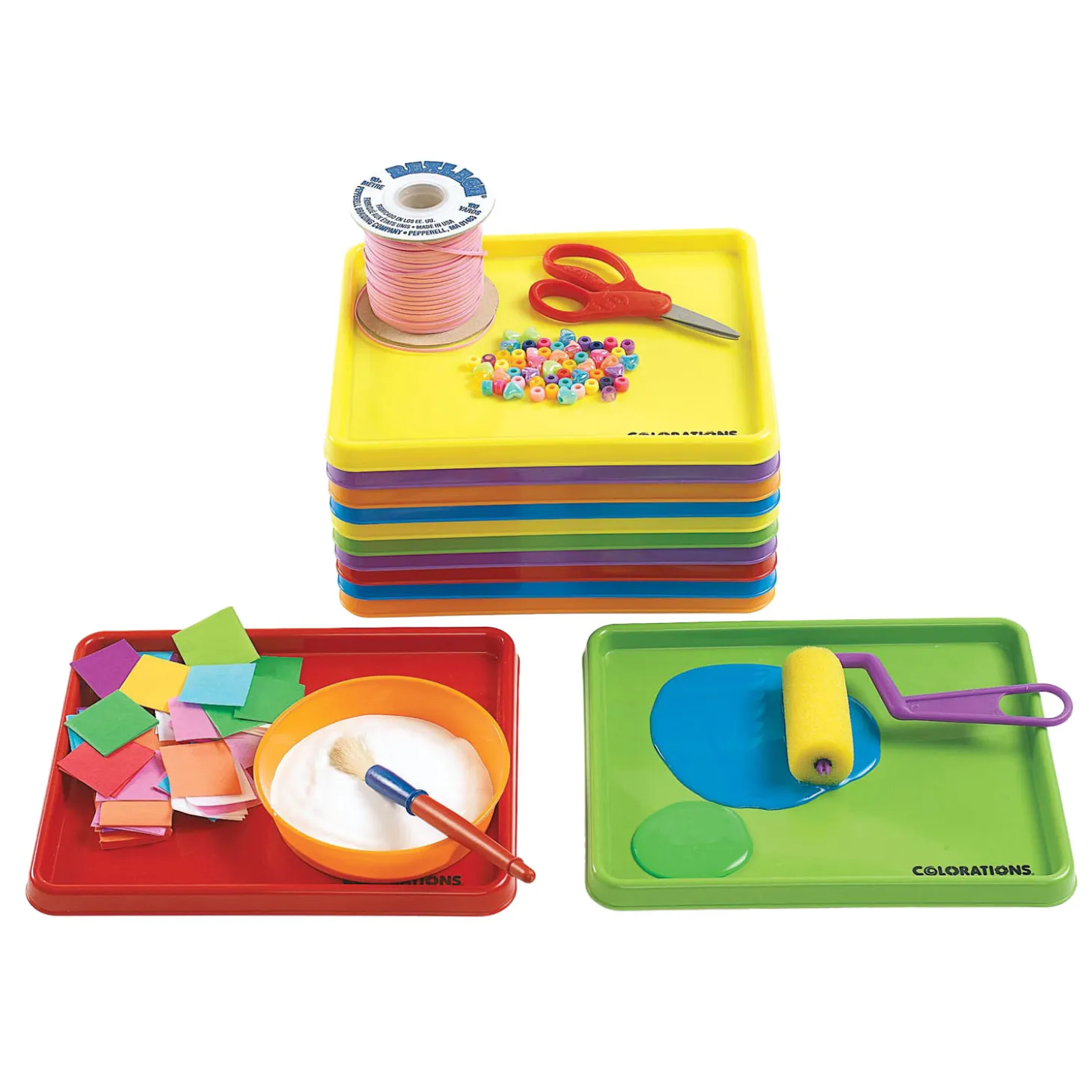 Colorations - Knutsel Dienblad, Set van 12