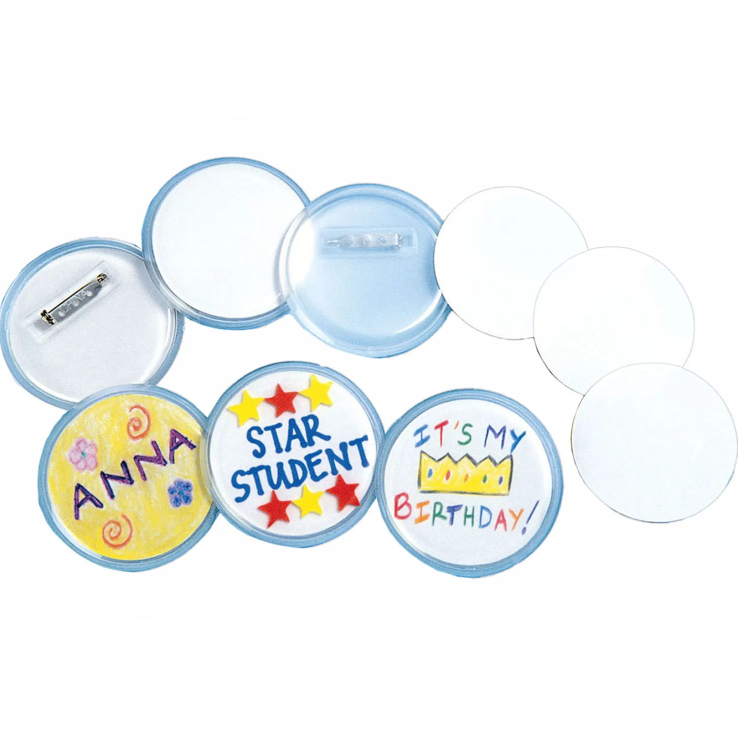 Colorations - Maak je eigen Button, 24st.