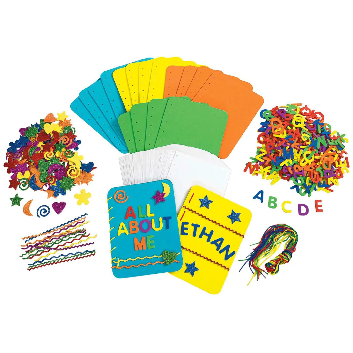 Colorations - Maak Je Eigen Foam Dagboek, 12 stuks