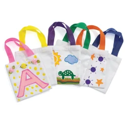 Colorations - Mini Canvas Draagtassen, 24st.