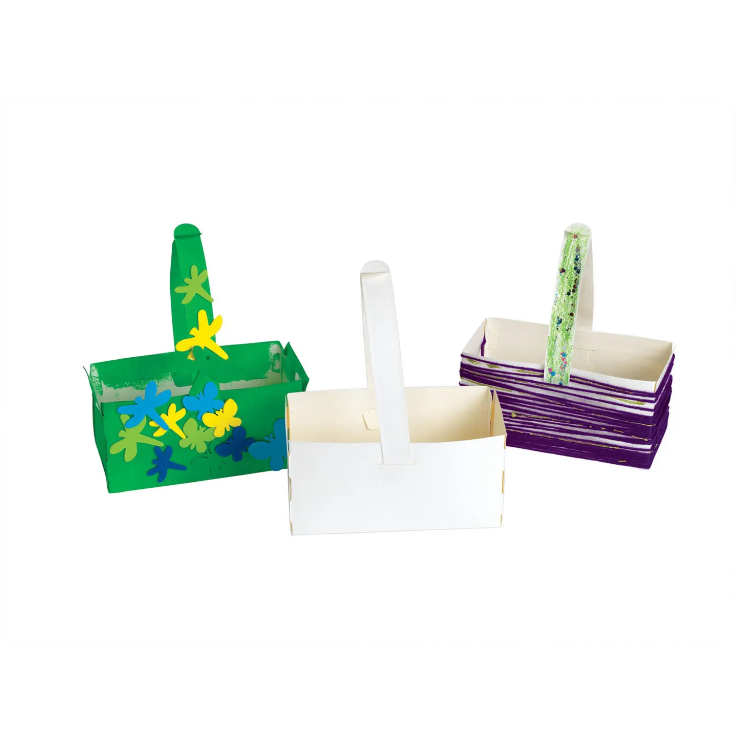 Colorations - Opvouwbare Papieren Manden, Set van 20