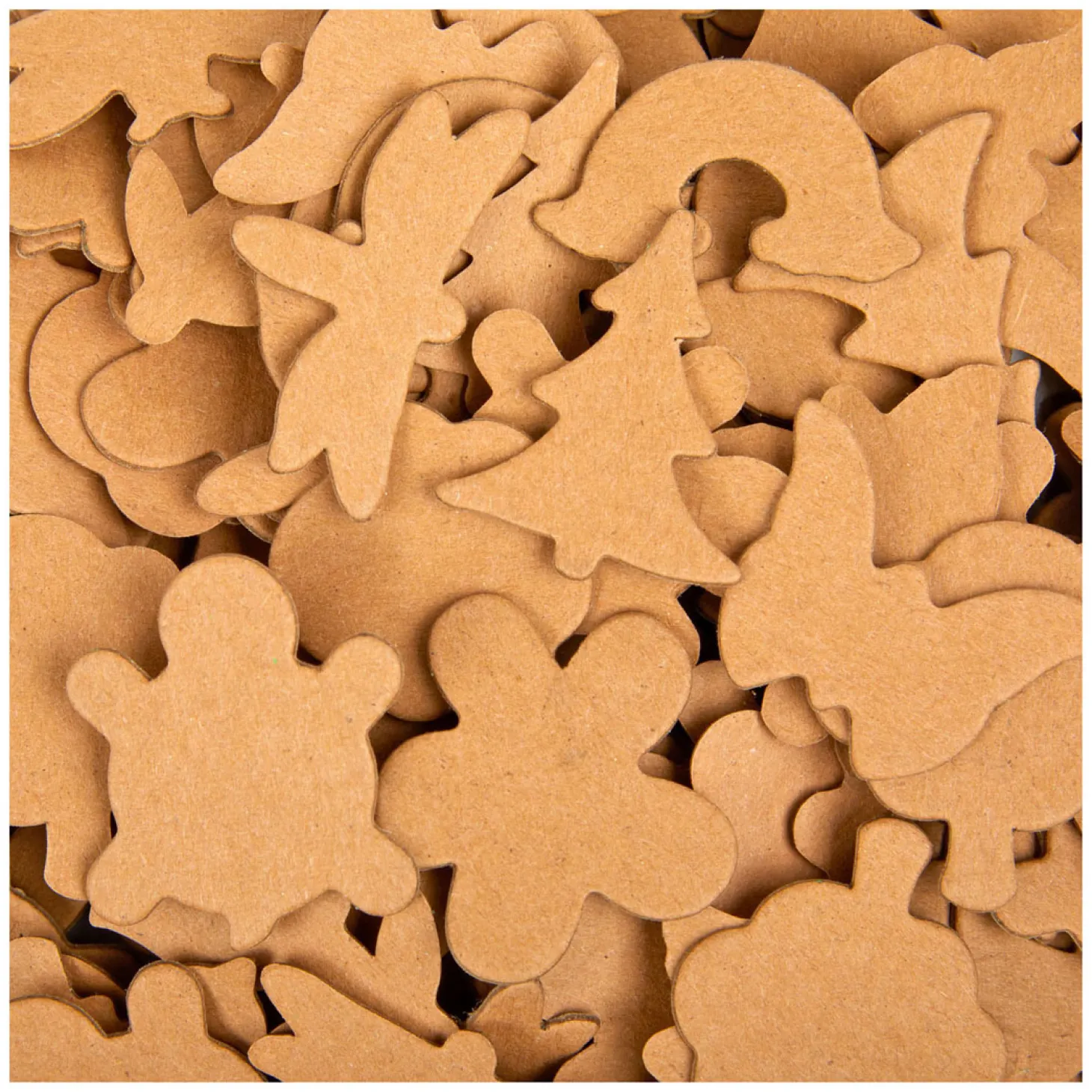 Colorations - Papieren Plakvormen Natuurlijke Tinten, 250st.