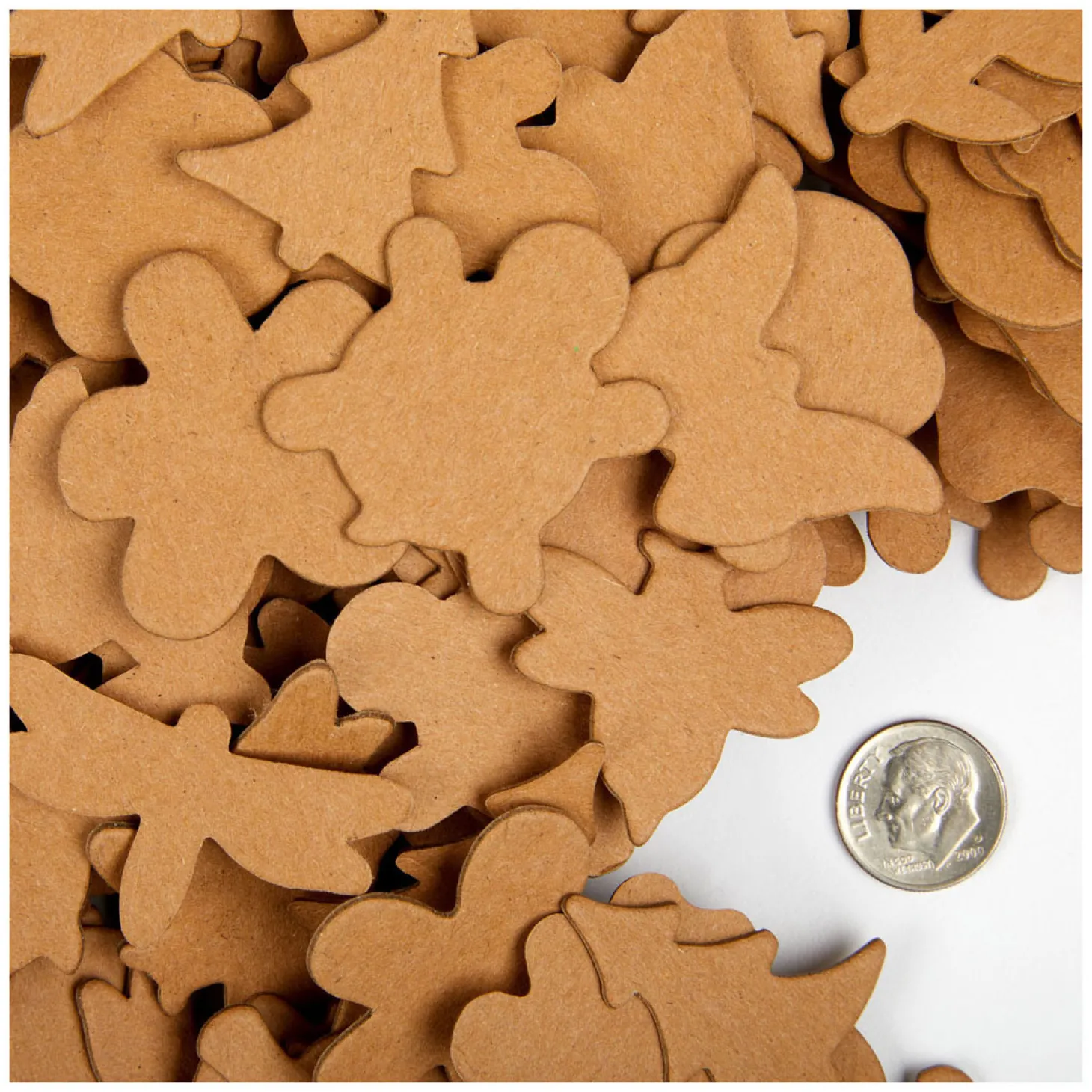 Colorations - Papieren Plakvormen Natuurlijke Tinten, 250st.