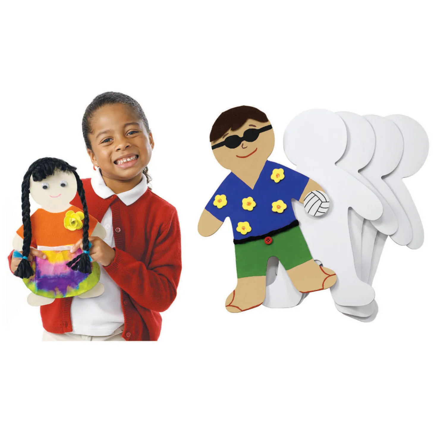 Colorations - Personen Vormen Groot, 24st.