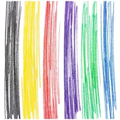 Colorations - Textielstiften Primaire Kleuren - 6 Kleuren