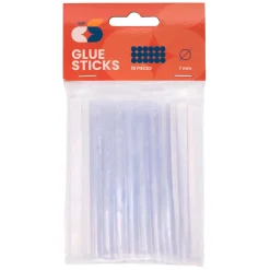 Colorations - Transparante Smeltlijmsticks - 7x100 mm, 18st.