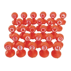 Colorations - Vormen & Cijfers Klei Stempels, 26dlg.