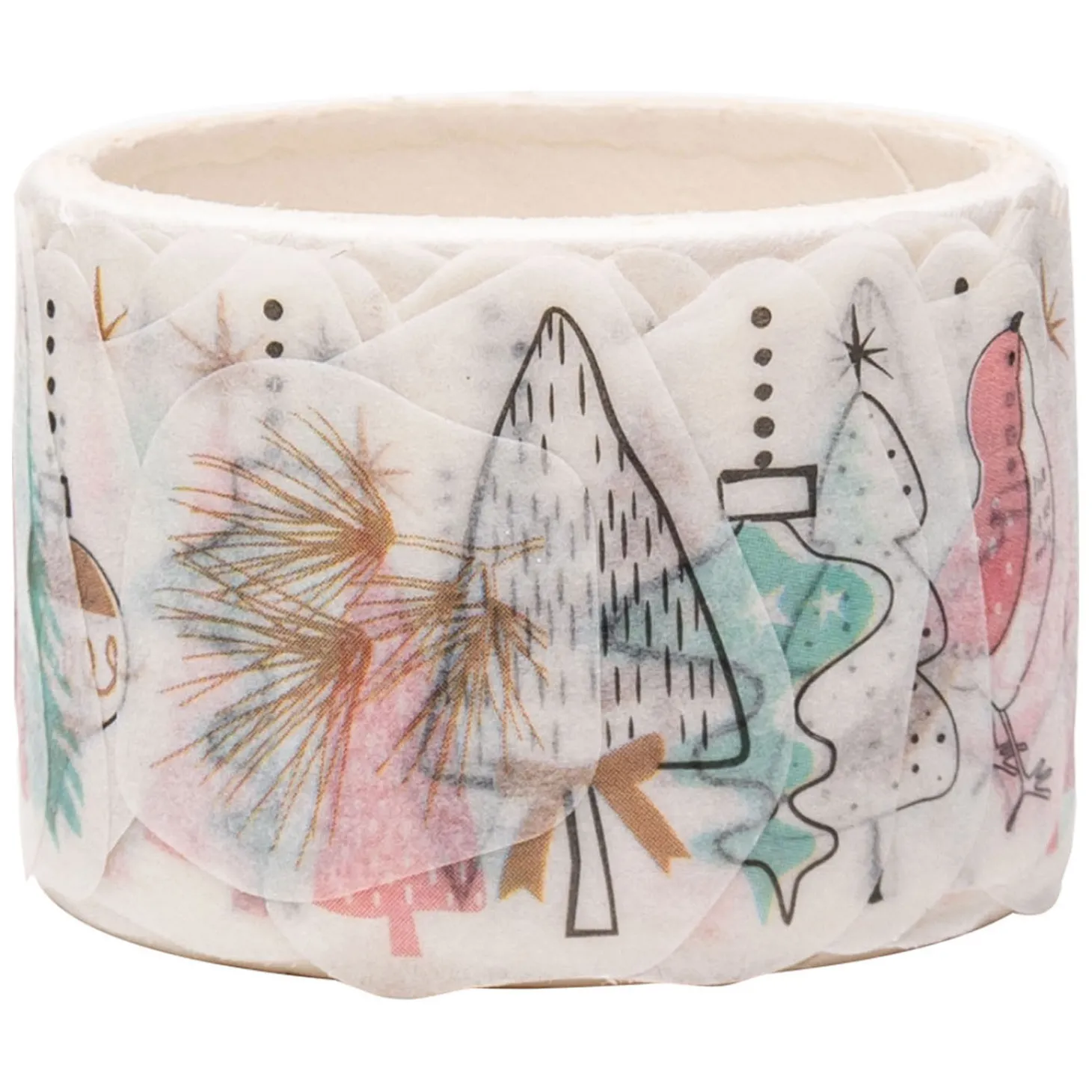 Colorations - Washi Stickers - Kerst Thema, 80st.