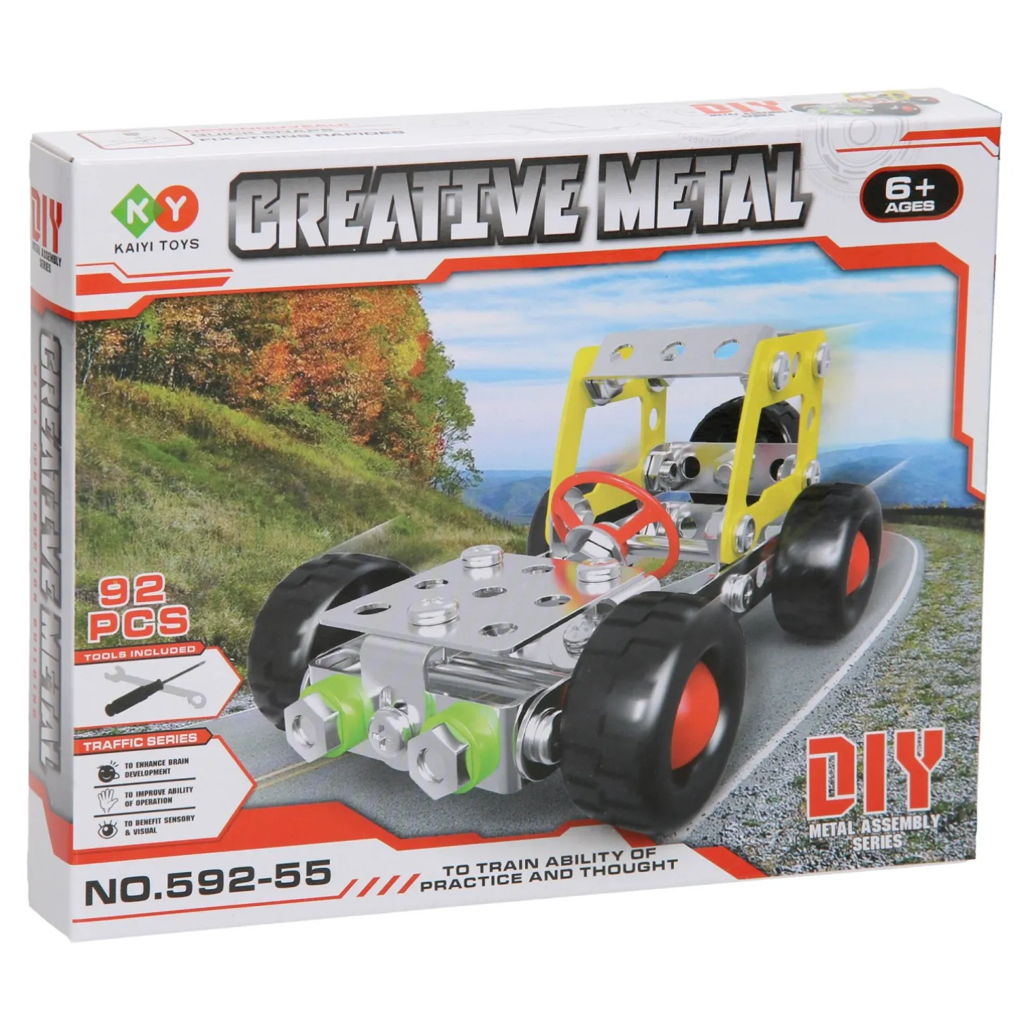 Constructieset Metaal Cruiser, 92dlg.