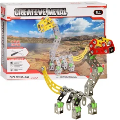 Constructieset Metaal Dino, 122 dlg.