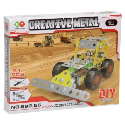 Constructieset Metaal Grondwerker, 91dlg.