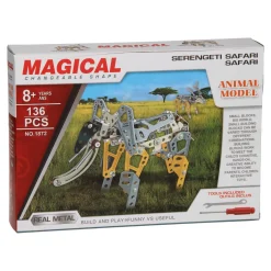 Constructieset Metaal Olifant, 136dlg.
