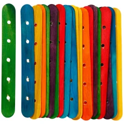 Constructiestokjes, diverse kleuren, 20st.